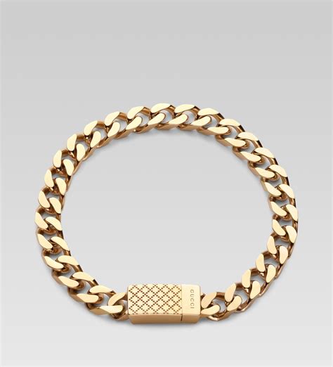 gucci mens gold bracelet|Gucci gold bangle bracelet.